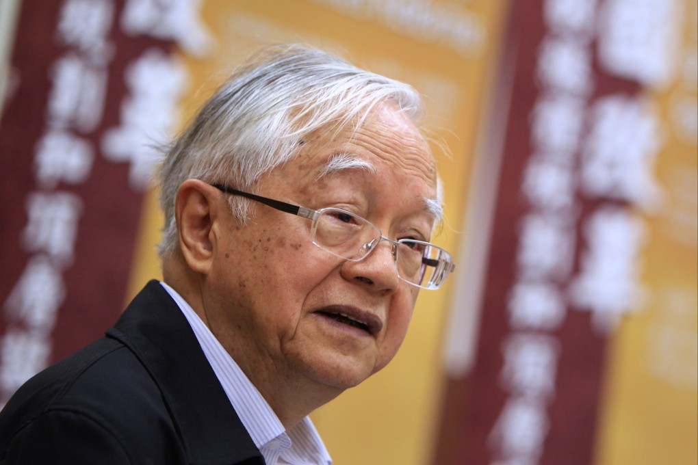 Wu Jinglian in Hong Kong in 2012. Photo: SCMP