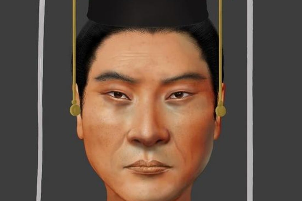 The facial reconstruction of Emperor Wu. Photo: Pianpian Wei