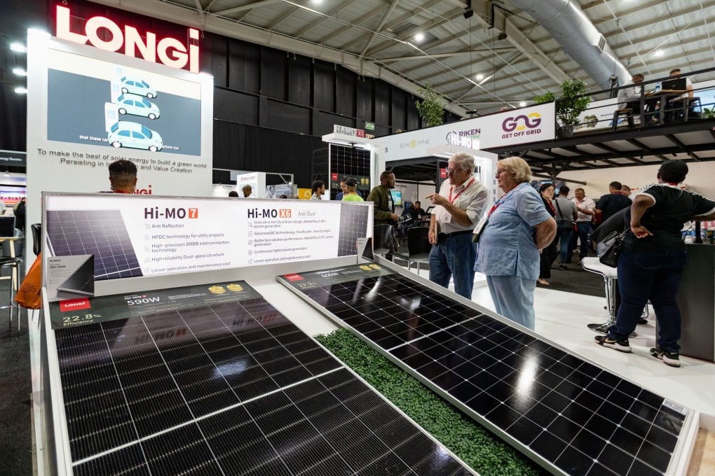 Longi Green Energy Technology, the world’s largest manufacturer of solar panels, is one of the firms being investigated. Photo: Xinhua