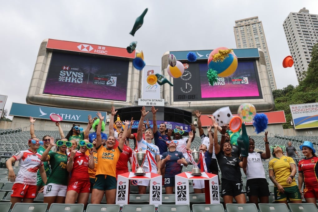 The various captains are preparing to lead their countries in Hong Kong Stadium’s valedictory sevens this week. Photo: Dickson Lee