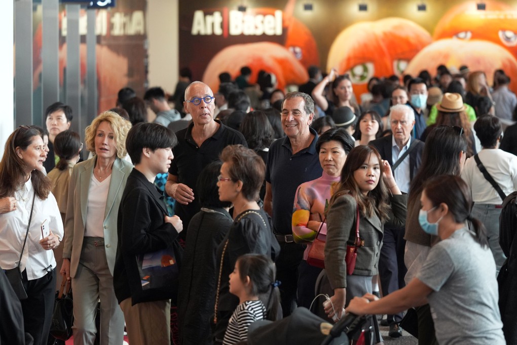 It was a busy week in Hong Kong, with events including Art Basel at the Hong Kong Convention and Exhibition Centre in Wan Chai attracting visitors late last month. Photo: Eugene Lee