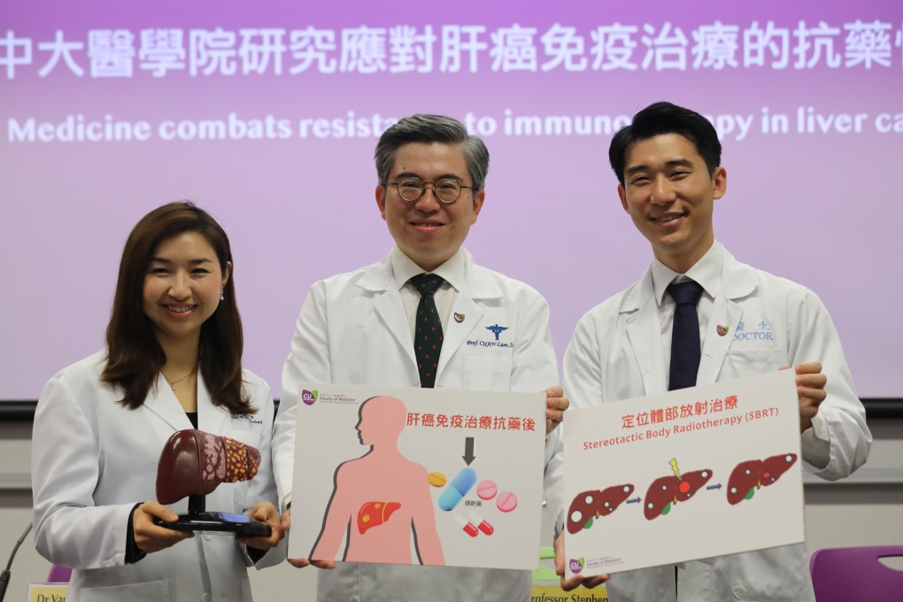 Medical experts from the Chinese University of Hong Kong have found that a targeted drug and radiotherapy could be used to prolong the lives of liver cancer patients. Photo: Xiaomei Chen
