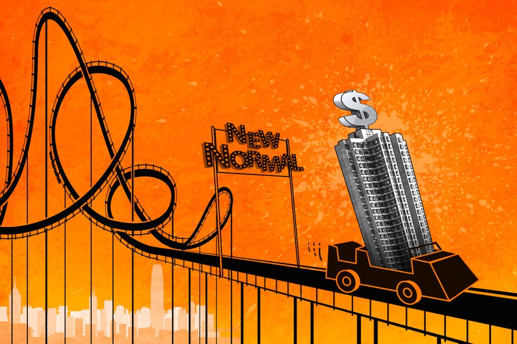 Some analysts expect to see Hong Kong’s housing markets settle into a new normal in which skyrocketing and often volatile home prices are a thing of the past. Illustration: Henry Wong
