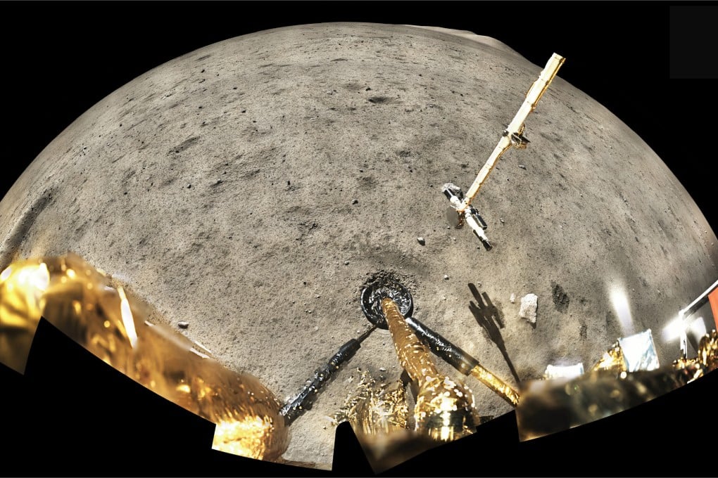 The minerals were probably formed as a result of intense vaporisation and deposition triggered by the constant, powerful bombardment of micrometeorites from space, the team says in Nature Astronomy. Photo: Chinese National Space Agency Lunar Exploration and Space Engineering Center