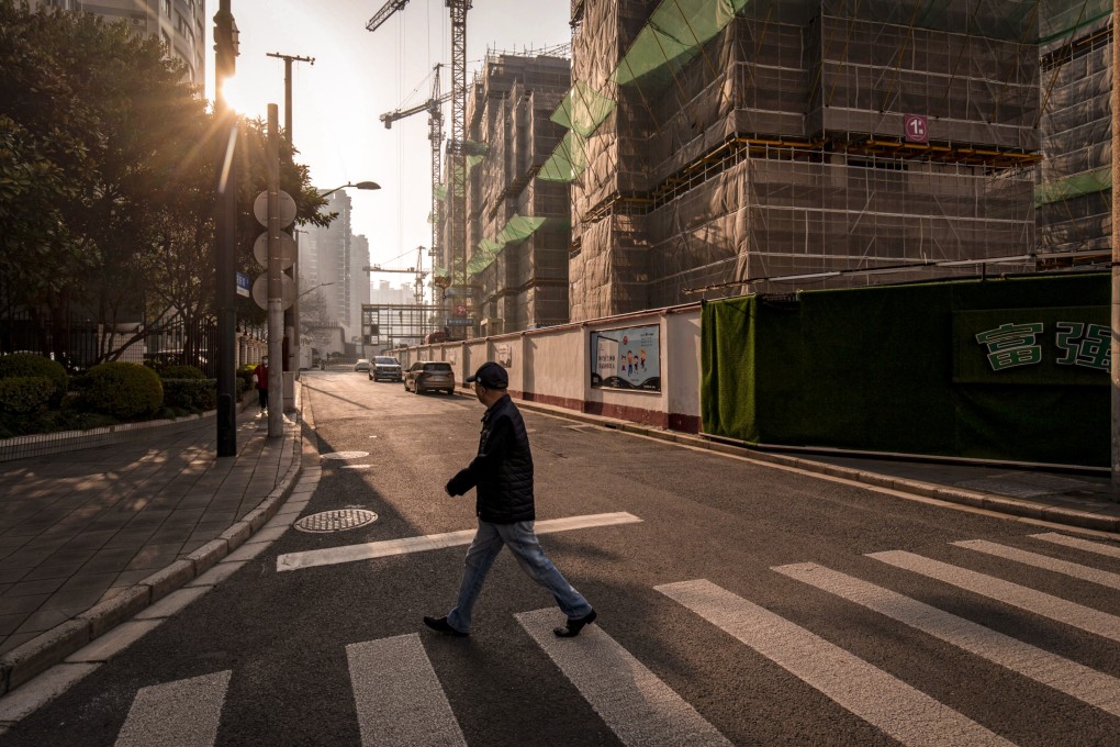 A residential construction site in Shanghai. The average price for lived-in homes rose 2 per cent month on month to 40,560 yuan (US$5,607) per square metre in March. Photo: Bloomberg