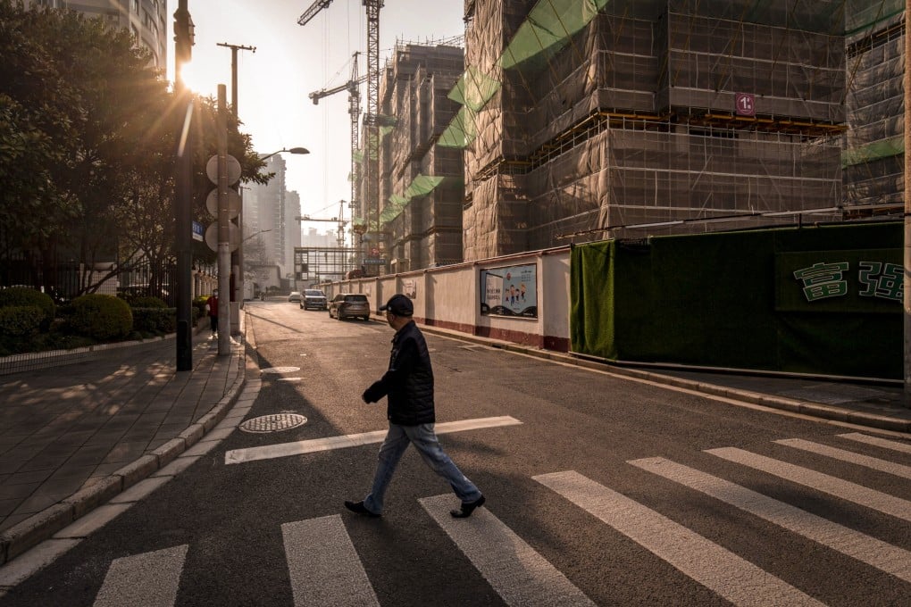 A residential construction site in Shanghai. The average price for lived-in homes rose 2 per cent month on month to 40,560 yuan (US$5,607) per square metre in March. Photo: Bloomberg