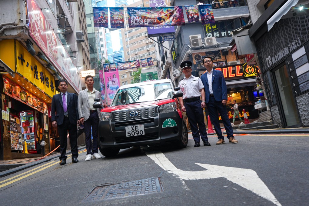 Deputy District Commander Terry Law (second from right) has said some volunteers will be from a non-Chinese background. Photo: Eugene Lee