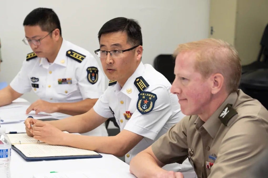 A photograph provided by the US Indo-Pacific Command shows the meeting in Honolulu without identifying the participants. Photo: US Indo-Pacific Command