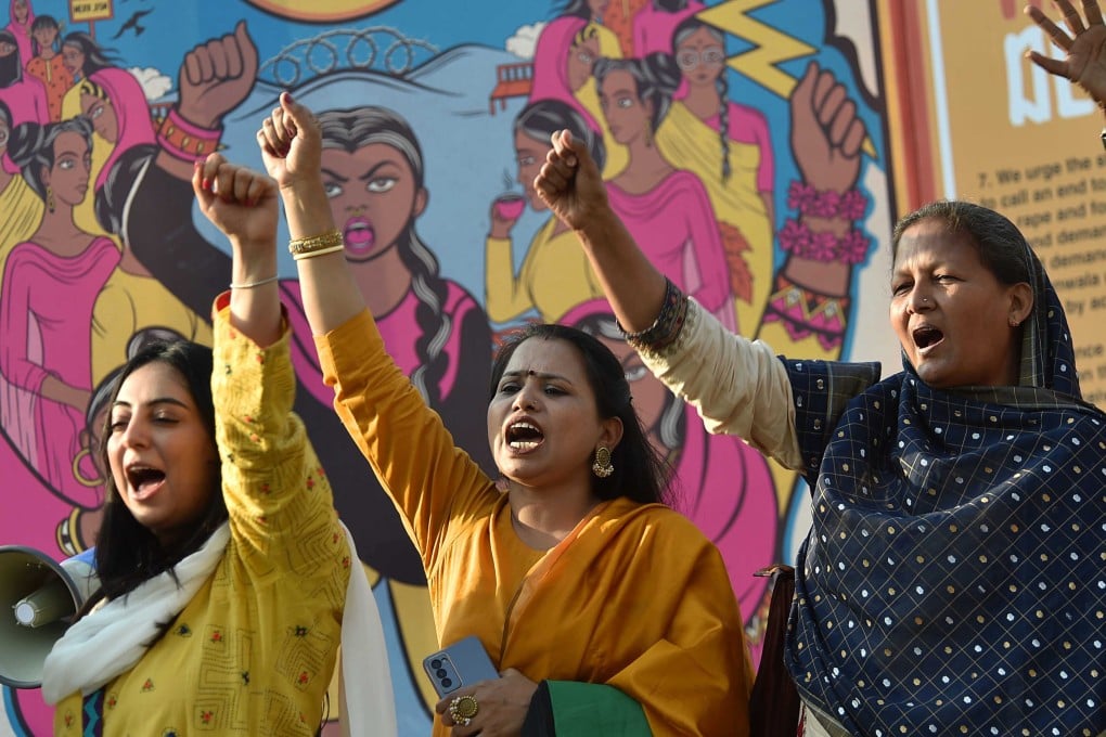 Pakistani women at a rally to mark International Women’s Day in Karachi. Photo: EPA-EFE