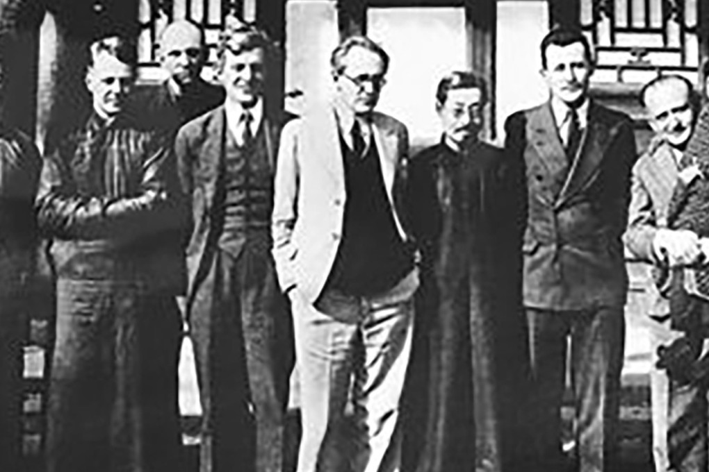 Henri Vetch (centre) with sinologists and Chinese scholars in Beijing in 1939. The Frenchman built a publishing career in China before being jailed for plotting to kill Mao Zedong and later taking the helm of the freshly minted Hong Kong University press.