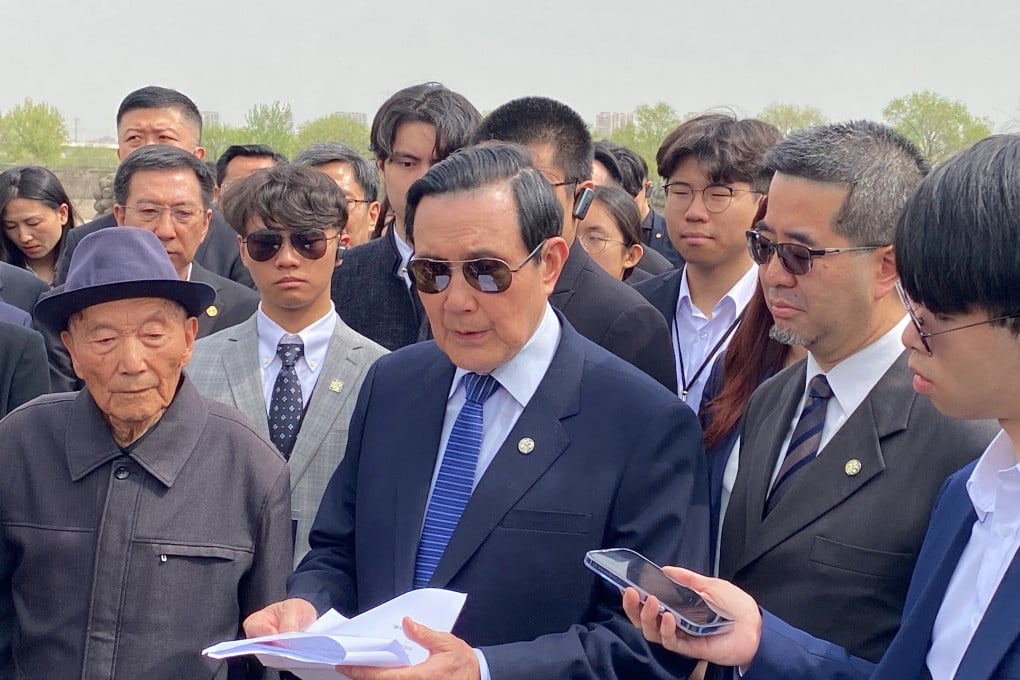 Former Taiwanese president Ma Ying-jeou calls on younger generations to learn the lessons of the past. Photo: CNA