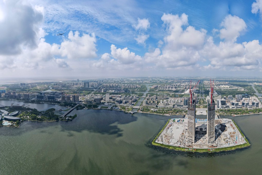 The Lingang new area of the China (Shanghai) pilot free-trade zone. Photo: Xinhua