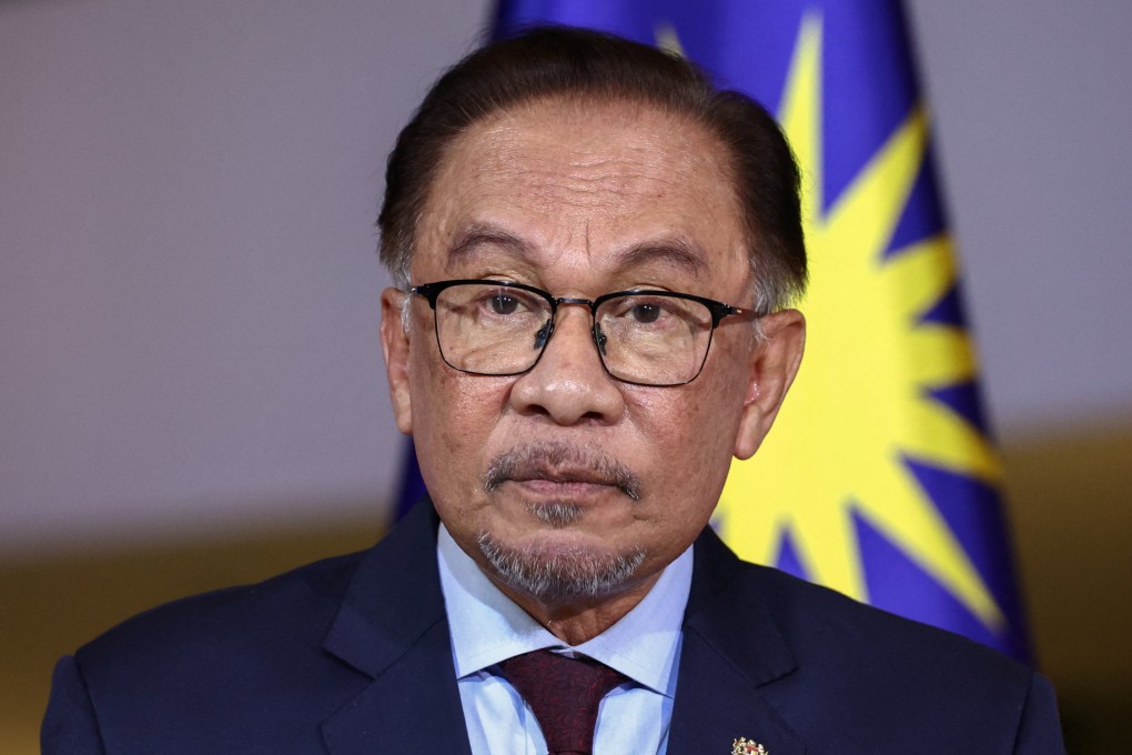 Malaysia’s Prime Minister Anwar Ibrahim pictured last month at a press conference in Germany. Photo: Reuters
