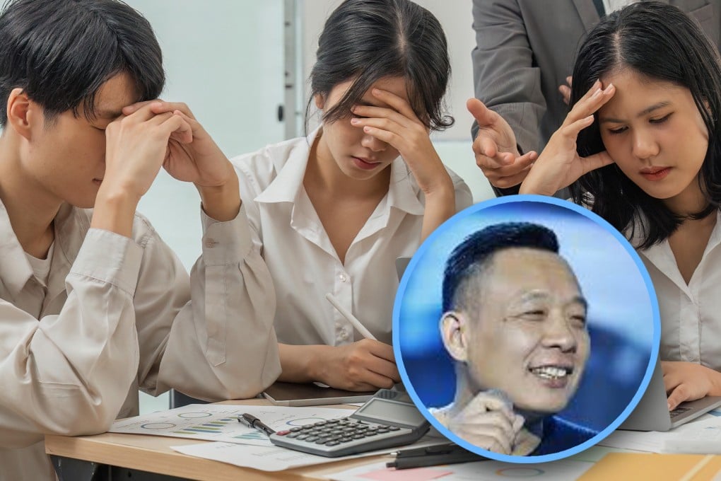 A retail tycoon in China has earned widespread praise after he told his staff they could take paid “unhappy leave” from work when they are down in the dumps. Photo: SCMP composite/Shutterstock/Weibo