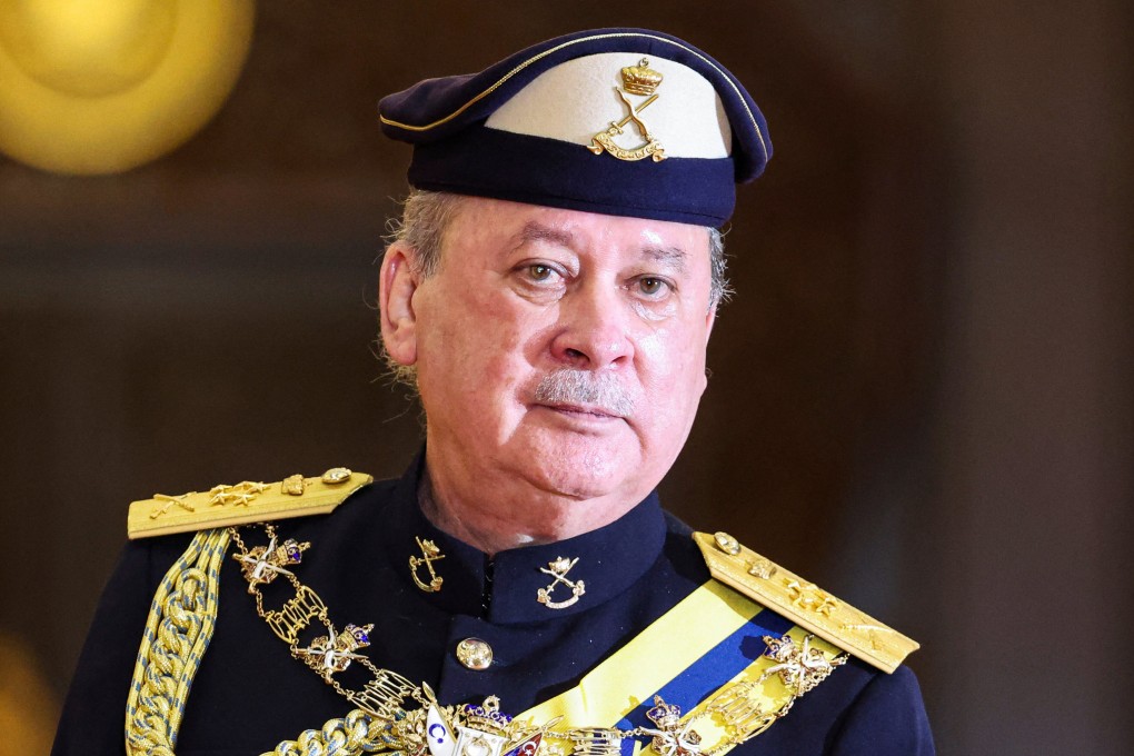 King of Malaysia Sultan Ibrahim Iskandar asked political leaders to refrain giving “extreme views”, before the holidays amid a row about socks with the word “Allah”.  Photo: AFP/Pool