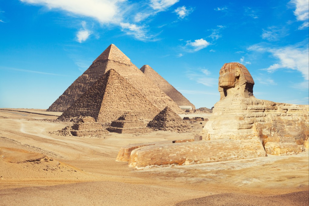 The Pyramids of Giza are on the west bank of the Nile River in northern Egypt. Photo: Shutterstock