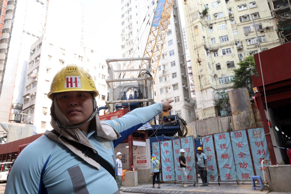 Man Suet-leung explains how the rescue mission unfolded on Wednesday. Photo: Jelly Tse