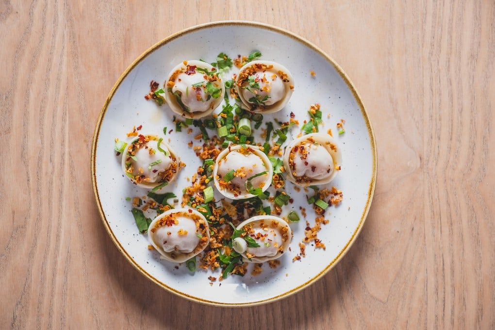 A Cantonese pork and chive dumpling at Dicky’s Dumps, run by Hong Kong-born millennials in Vancouver. We look at these and others looking to widen the appeal of the humble Chinese snack to diners in the West. Photo: Dicky’s Dumps