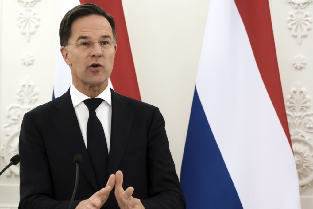 Dutch Prime Minister Mark Rutte attends a press conference in Vilnius. The Netherlands will provide Ukraine with €400 million in economic support and for repairing energy infrastructure that has again come under attack from Russia in recent days and weeks. Photo: EPA-EFE