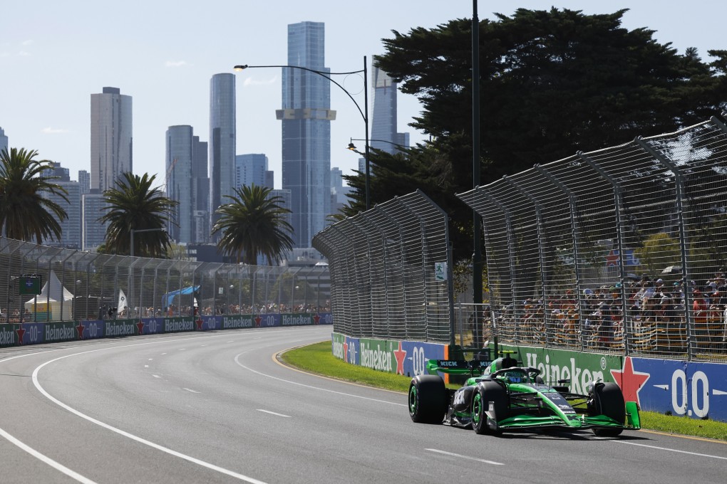 Kick Sauber’s Zhou Guanyu of China races in this year’s Australian Grand Prix at Albert Park in Melbourne. Photo: Xinhua
