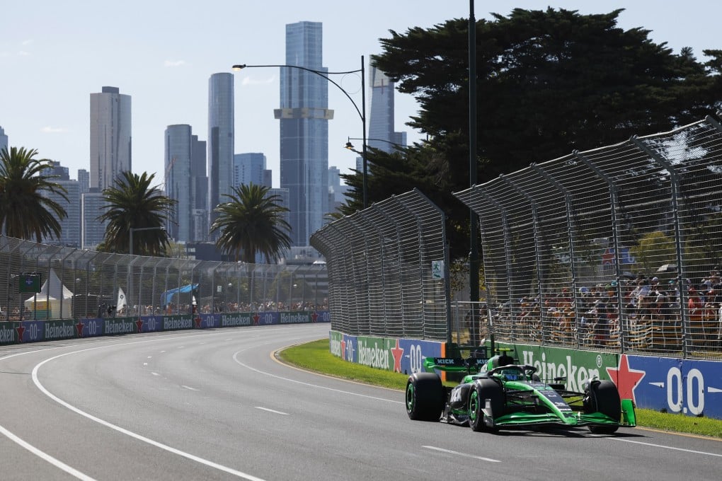 Kick Sauber’s Zhou Guanyu of China races in this year’s Australian Grand Prix at Albert Park in Melbourne. Photo: Xinhua