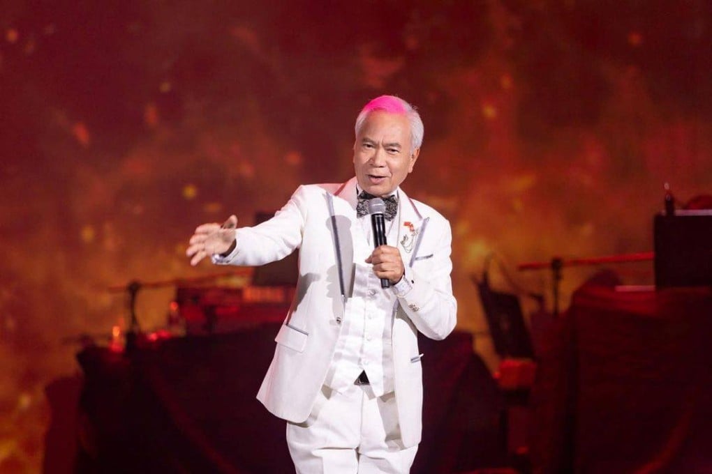 Former TVB actor and singer Lee Lung-kei in concert. He says he hopes his performances can help struggling restaurants. Photo: Instagram/kay.h.li