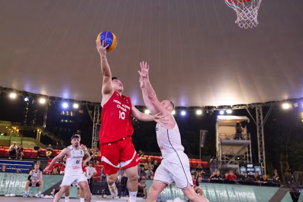 Ricky Yang in action for Hong Kong. Photo: Fiba
