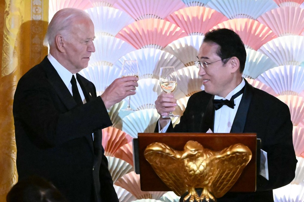The Aukus defence partnership between the US, Australia and the UK is exploring how Japan could join the pact, US President Joe Biden said during a press conference  with his Japanese counterpart Fumio Kishida. Photo: Reuters