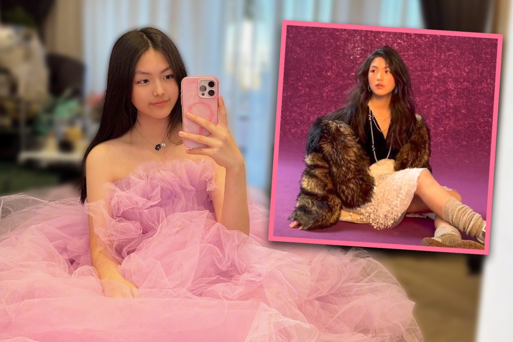 A famous former China television host and actress who flaunts her wealth by dressing her “princess” daughter head to toe in designer clothes has been slammed on mainland social media. Photo: SCMP composite/Weibo/Douyin