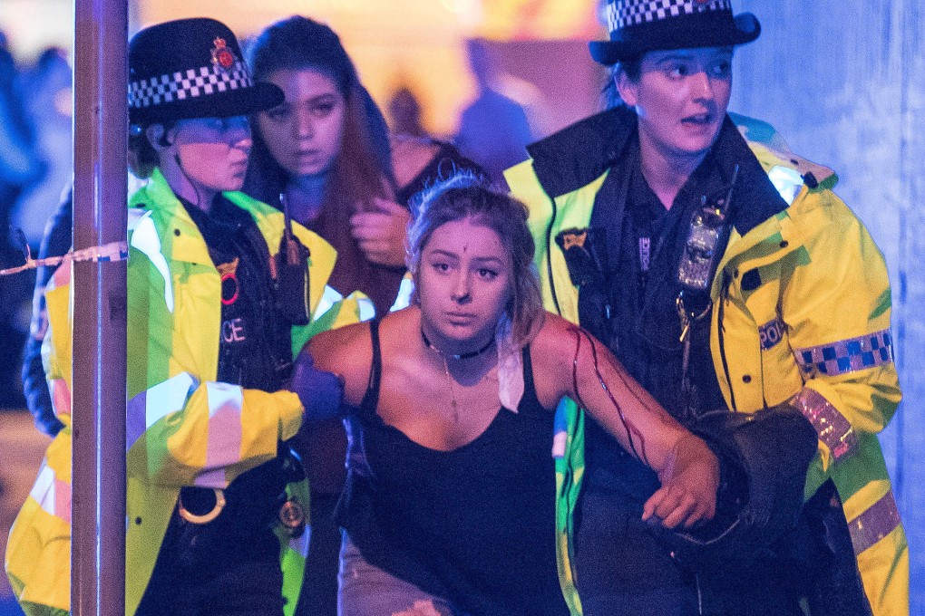 Police help an injured concert-goer in 2017. File photo: TNS