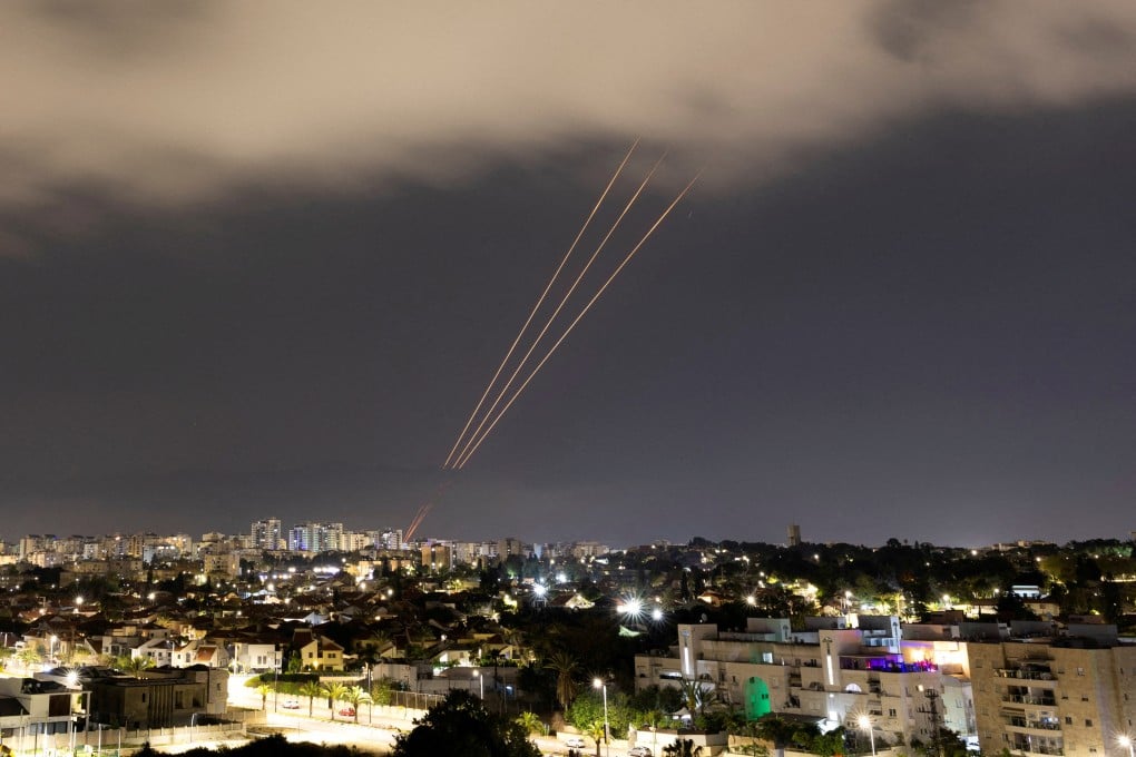 An anti-missile system in Ashkelon, Israel following the launch of Iranian drones and missiles. Photo: Reuters