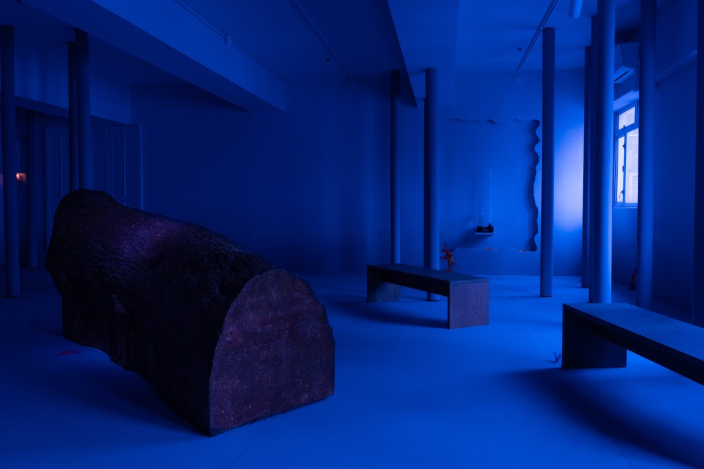 Trevor Yeung’s “Soft Breath” exhibition at Para Site in Hong Kong links a London gay cruising hotspot with Hong Kong’s sacred Lam Tseun Wishing Tree. Photo: Ray Leung