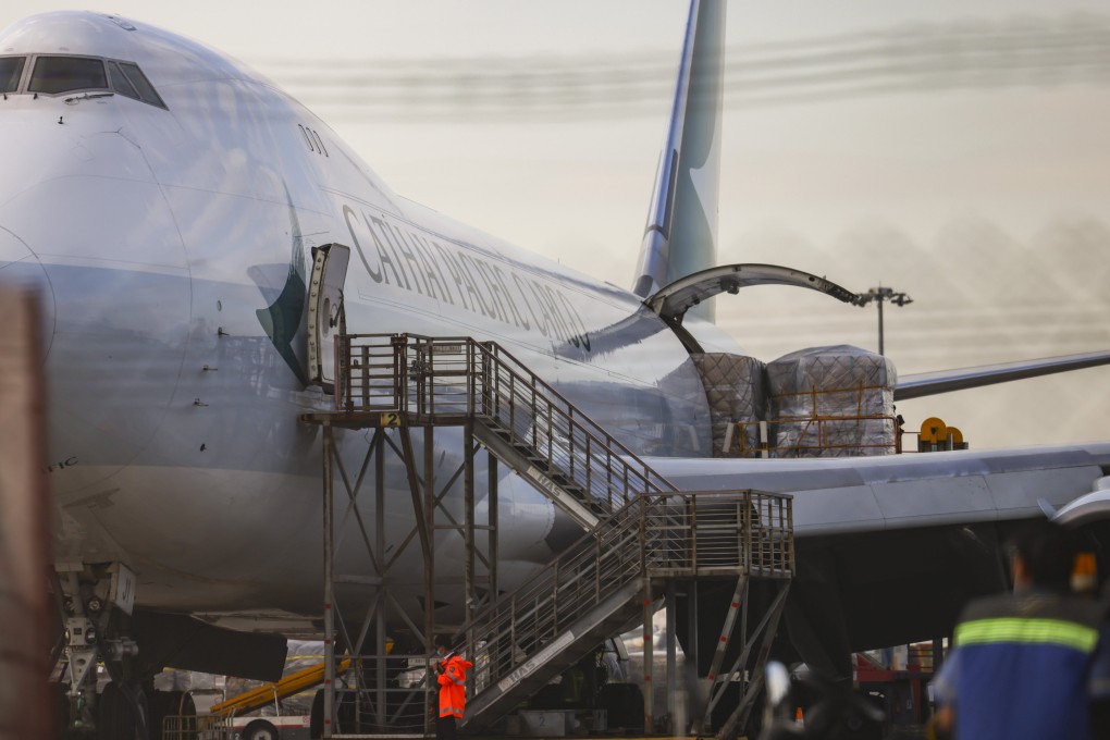 Hong Kong International Airport registered a 3.3 per cent increase in cargo volume to 4.3 million tonnes, according to provisional figures from  Airports Council International. Photo: Dickson Lee