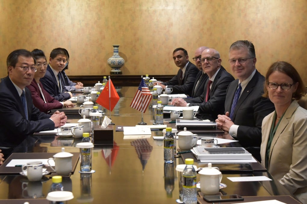 Tuesday’s talks took place ahead of an expected visit by US Secretary of State Antony Blinken. Photo: Handout