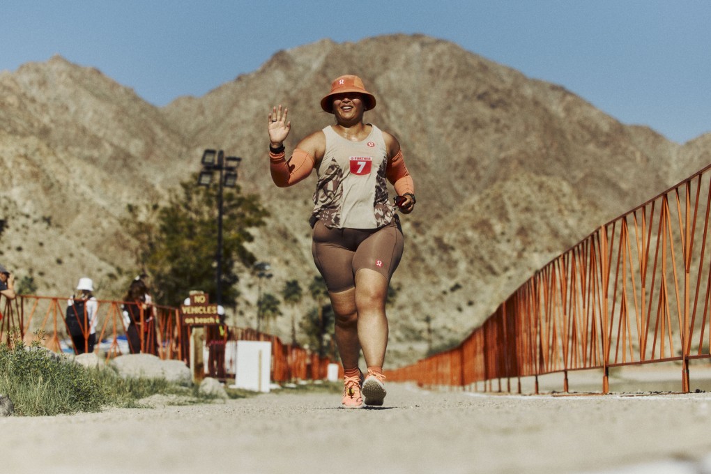 Hong Kong’s Vriko Kwok at Further, which backed 10 female athletes from around the world to run their farthest distance over six days. Photo: Lululemon