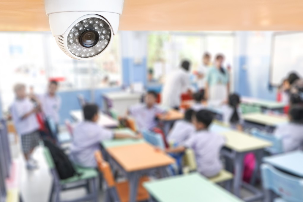 A closed-circuit television camera monitors students in a classroom. The study’s findings align with widely held views that North Korean leader Kim Jong-un is stepping up efforts to tighten the state’s control of its citizens. Photo: Shutterstock