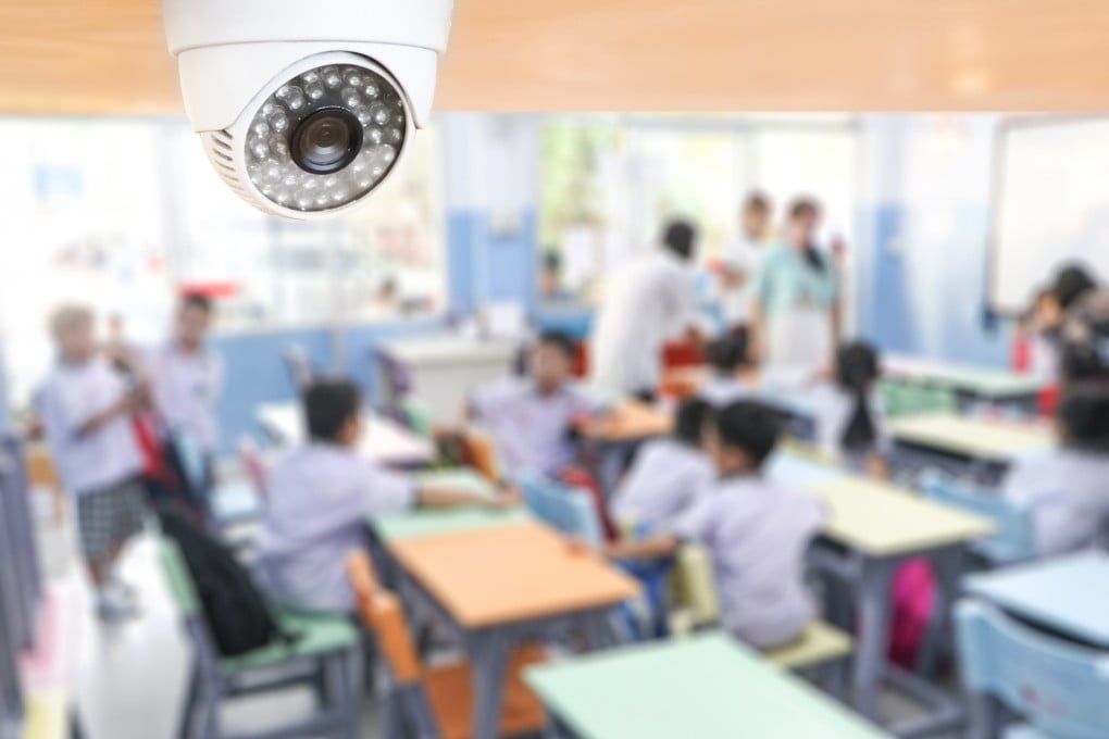 A closed-circuit television camera monitors students in a classroom. The study’s findings align with widely held views that North Korean leader Kim Jong-un is stepping up efforts to tighten the state’s control of its citizens. Photo: Shutterstock