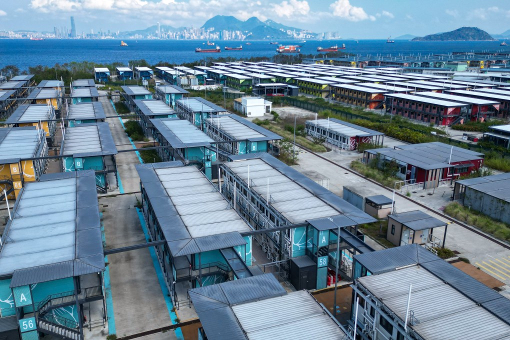 The Penny’s Bay community isolation facility on Lantau Island sits on 65 hectares of land. Photo: Sam Tsang
