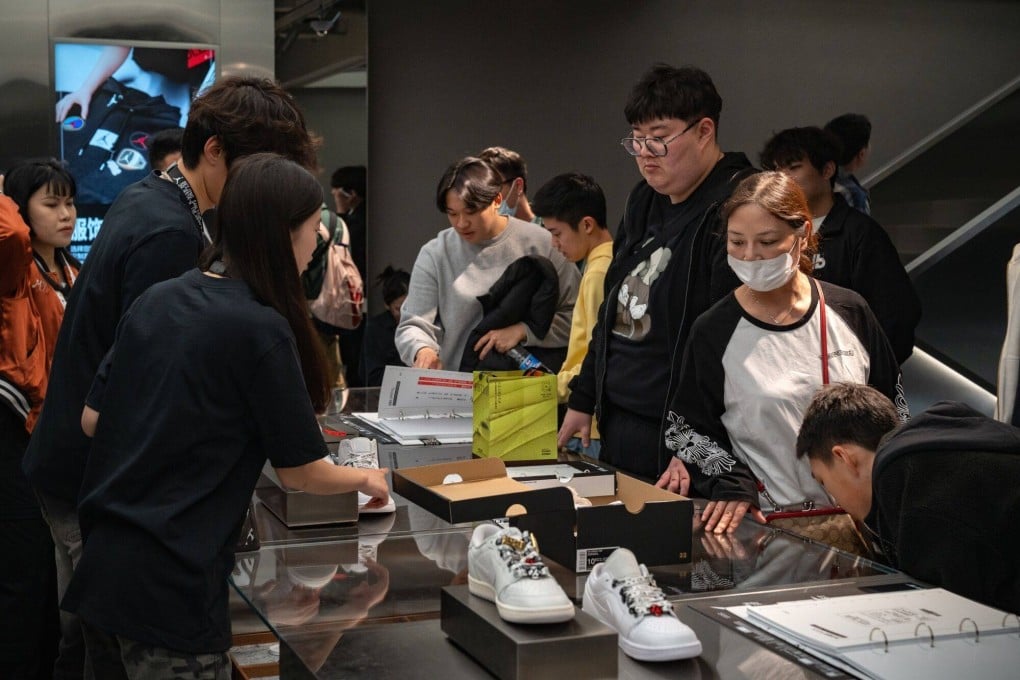 China’s retail sales rose by 3.1 per cent year on year in March. Photo: Bloomberg