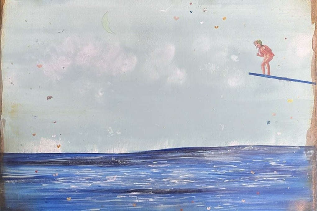 The Dive by New Zealand-born artist Veronica Green. Hong Kong human rights lawyer and charity founder Patricia Ho explains how this painting, featuring a young girl poised to dive into the ocean, continues to empower her years after she first came across it. Photo: Veronica Green
