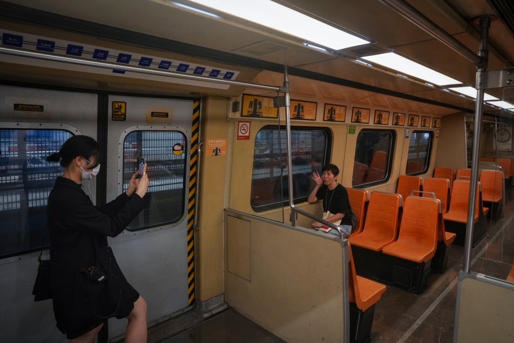 Part of the MTR Corp’s exhibition. The public must first make a reservation online to view the exhibition, and bookings open at 10am on Saturday. Photo: Elson Li