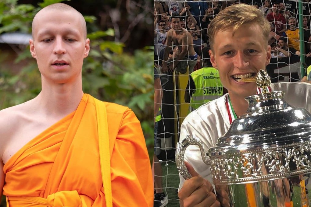 Kevin Lidin’s incredible transformation from footballer to Buddhist monk. Photo: Instagram/kevin_lidin