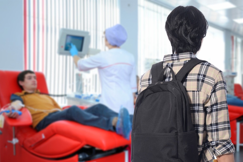 The grieving father of a young man in China who was paid to donate blood plasma so often that he died is seeking justice and accountability for his son. Photo: SCMP composite/Shutterstock