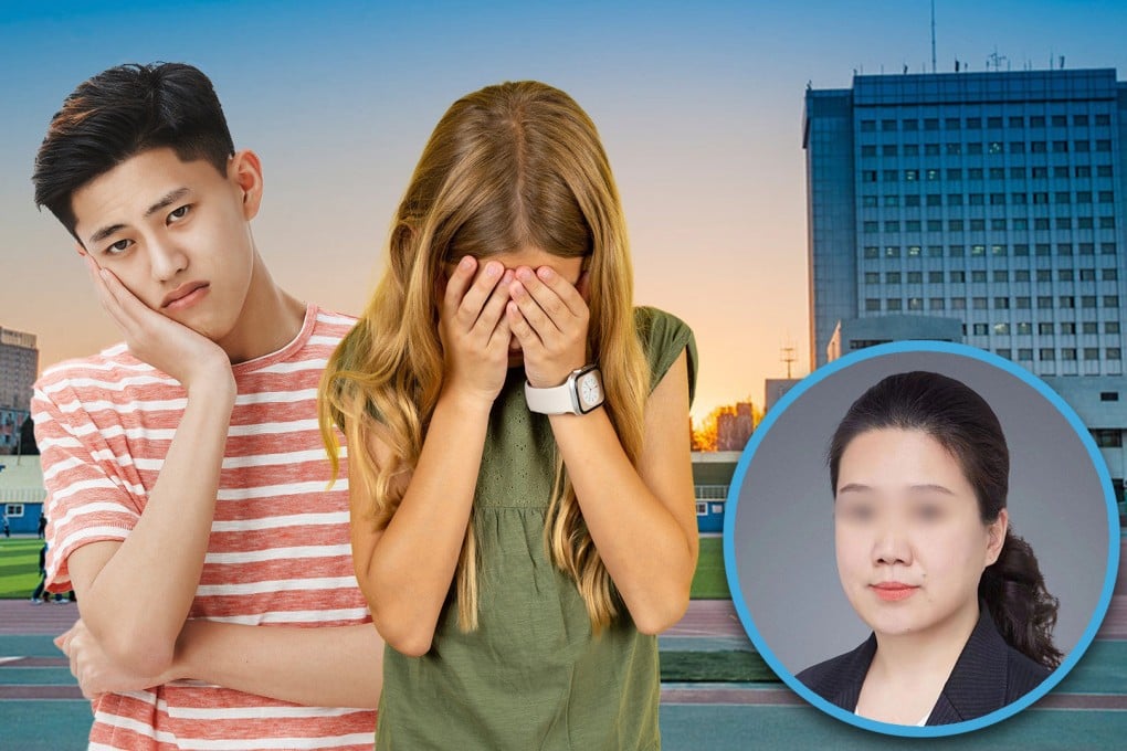 A professor in China has been suspended after being accused of treating her students “like slaves”. Photo: SCMP composite/Shutterstock/Beijing University of Posts and Telecommunications