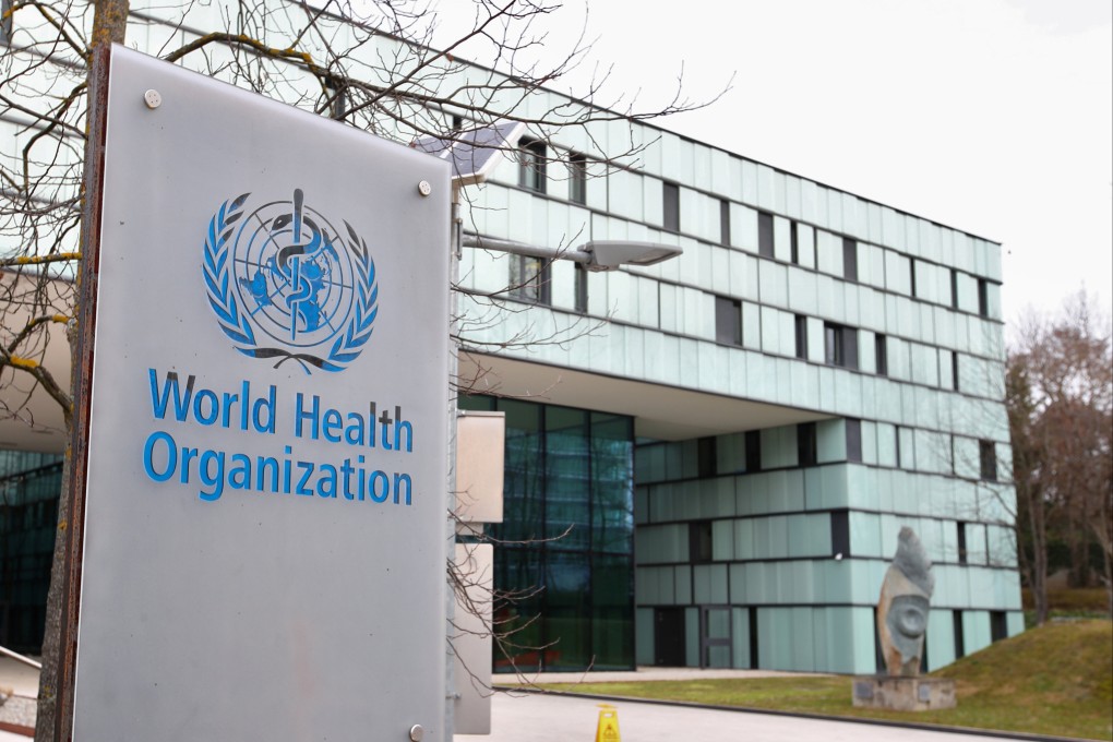 The World Health Organisation's logo is seen outside its headquarter in Geneva, Switzerland, on February 6, 2020. Photo: Reuters