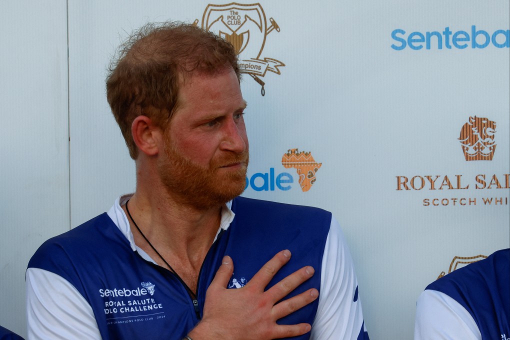 Britain’s Prince Harry in Wellington, Florida on April 12. Harry confirmed on Thursday that he is now a US resident. Photo: Reuters