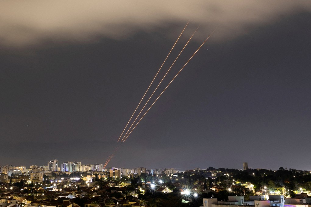 An anti-missile system in Ashkelon, Israel following the launch of Iranian drones and missiles. Photo: Reuters