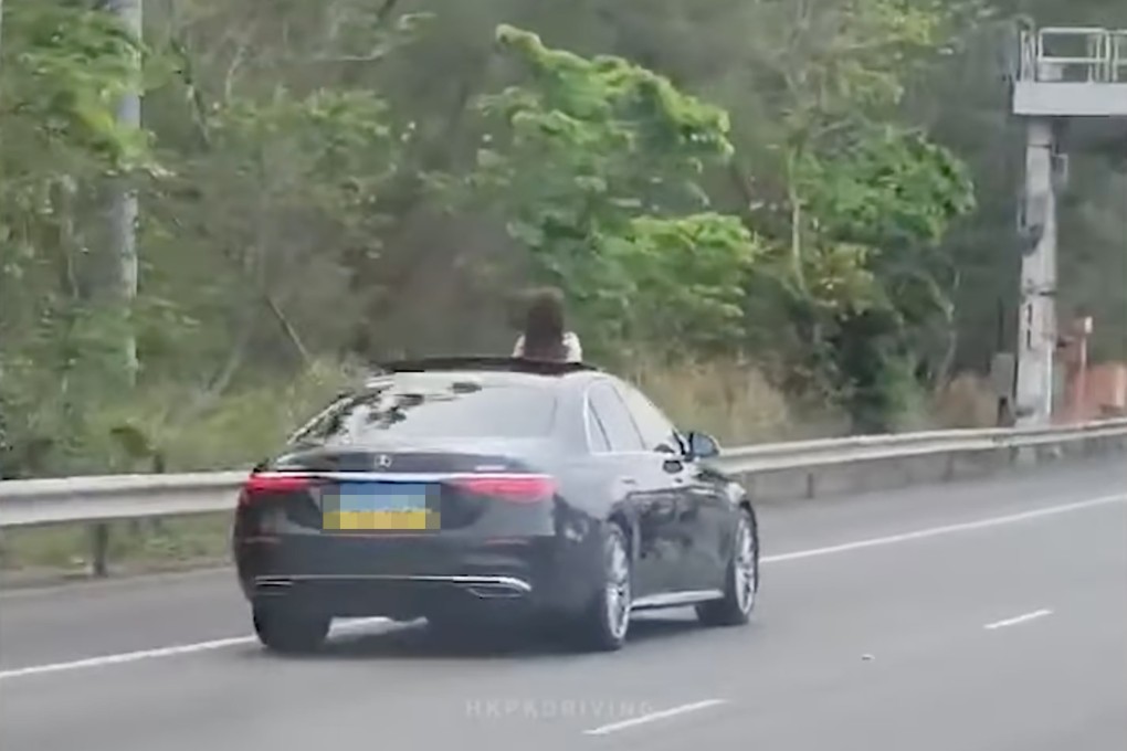 A screenshot from the viral video. Photo: YouTube/車CAM特警