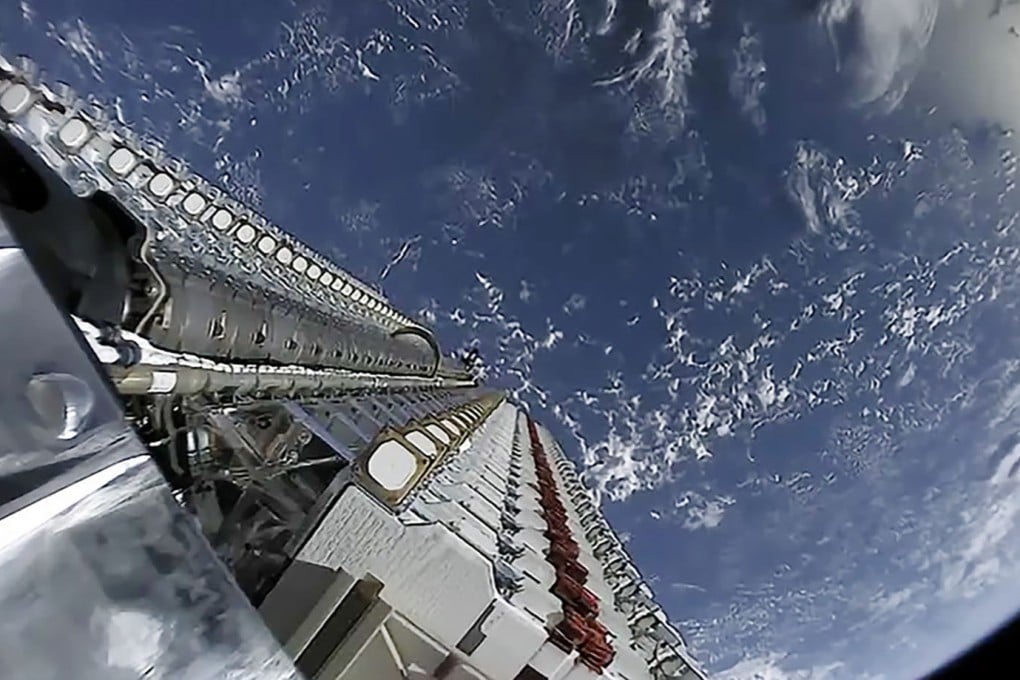 The planned Starshield network “has not only upgraded its secure communication capabilities” from the Starlink satellite internet system, “but further expanded its Earth observation and payload capabilities”, according to the PLA Daily. Photo: SpaceX