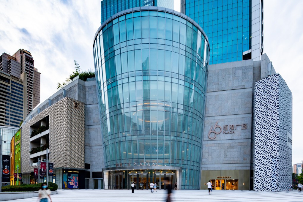 Plaza 66 is a high-end 592,000 sq ft mall in Shanghai’s West Nanjing Road. Photo: Handout